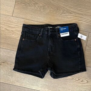 Old Navy Black Denim Shorts